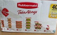 Rubbermaid- "TakeAlongs" 40pc. Food Storage