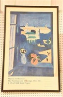 Matisse in Morocco framed art poster (48” x 31”)
