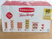 Rubbermaid- "TakeAlongs" 40pc. Food Storage