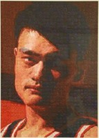YAO MING ABSTRACT PAINTING