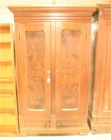 Walnut two door over two drawer Victorian