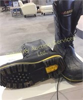 Baffin technology steel toe boots size 9 like new
