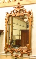 Beautiful designer style gold leaf mirror w/