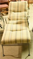 Pair of Designer Saltarini style chaise lounges