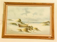 Framed O/C Oceanscape by Adamson (36” x 32”)
