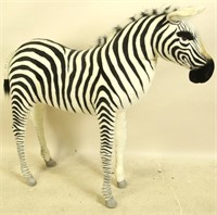 HANSA TOY INTERNATIONAL LIFE SIZE PLUSH ZEBRA