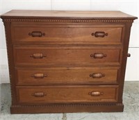 Antique oversized east lake dresser