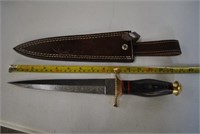 15" Custom Damascus Steel Dagger