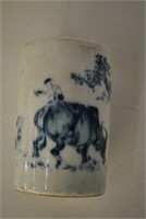 Antique Asian Porcelain Brush Pot