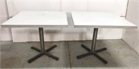 Two Restaurant style tables