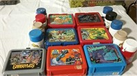 Several lunch boxes and thermoses - they are not