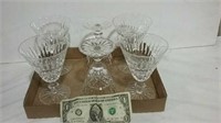 6 Waterford goblets