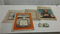 Vintage Needlecraft and Colliers magazines