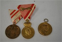 3 WWI Military Medals