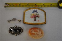 4 Antique Jewelry Pieces