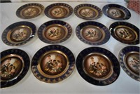 12 PSL Imperial Porcelain Plates