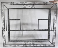 Twisted & Cut Wrought Iron 1950's Shadow Box