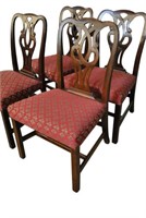 4 Vintage Baker Dining Chairs