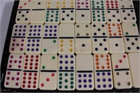 Dominoes Set of 91 Double Twelve Tiles