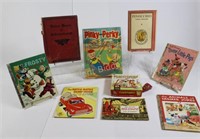 Children's Collector Books & Flintstones Game Card
