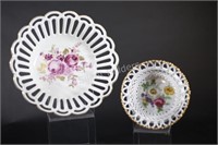 Lichte & Napoca Pierced Porcelain Display Bowls