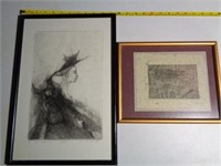 4 Signed Framed Prints