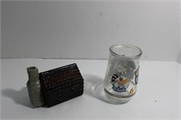Log Cabin Decanter and Collectible
