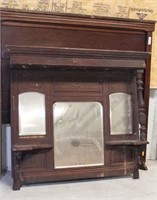 Antique Bartop with Beveled Mirrors
