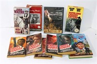 Lot of Men's VHS,Paperbacks and more