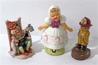 Lot of 3 Ceramic Figurines