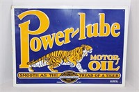 Power-lube Metal Sign