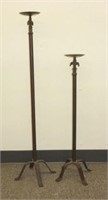 * 2 Home Interiors Metal Floor Candle Stands