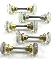Crystal and Brass doorknobs (5)