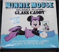 Minnie Mouse Glass Caddy in box