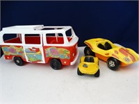 Assorted Vintage Vehicle Toys