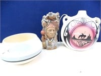 2pcs Southwestern Pottery Decor & Indian