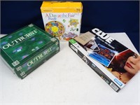 Board Games: Clue, Outburst, & Kids Game