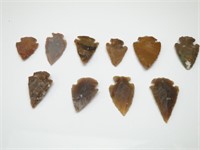 (10) Indian Arrow Heads