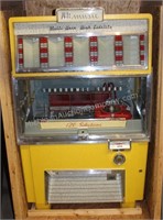 1954 AMI Music Model F Yellow Jukebox