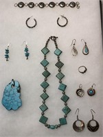 Turquoise and Sterling Silver Jewelry