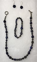 Natural Lapis Carved Jewelry