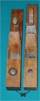 Pair of wooden bench planes