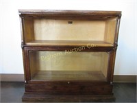 Antique Oak Lawyers Barrister/Bookcase