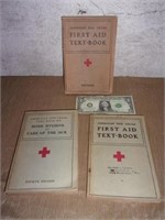 American Red Cross Circa 1930's First Aid books