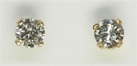 14kt. Gold Diamond (0.31ct) Earrings. Appraised