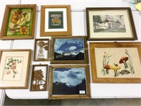 8 Small Decorative Pictures