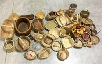 Lot of 37 Assorted Baskets