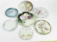 Lot: 7 fine china plates, various makers