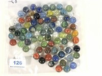 Lot of 82 Cat’s-Eye Style Marbles