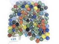 Lot of 100 Cat’s-Eye Style Marbles